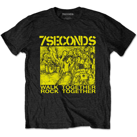 7 Seconds - Walk Together Rock Together - Black t-shirt