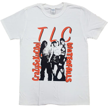 TLC - Waterfalls - White T-shirt
