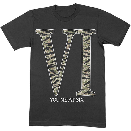 You Me At Six - Camou VI - Black t-shirt