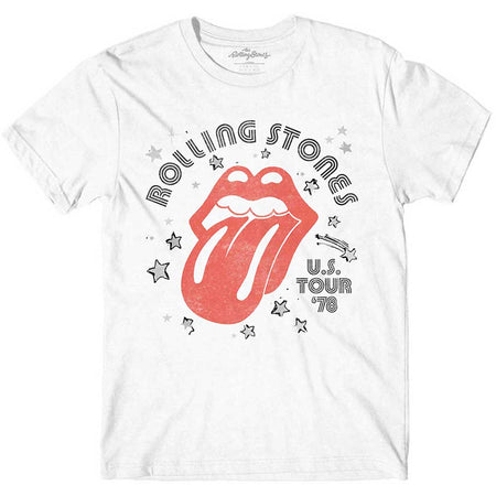 The Rolling Stones - Aero Tongue - White  t-shirt