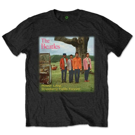 The Beatles - Strawberry Fields Forever - Black t-shirt