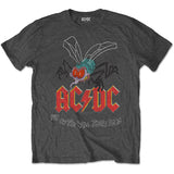 AC/DC - Fly On The Wall - Charcoal Grey T-shirt