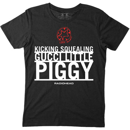 Radiohead - Piggy - Black 100% Organic Cotton  t-shirt