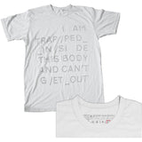 Radiohead - Trapped - White 100% Organic Cotton  t-shirt