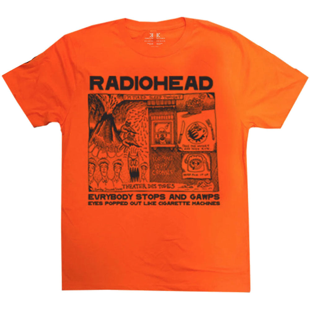 Radiohead - Gawps - Orange 100% Organic Cotton  t-shirt