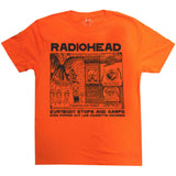 Radiohead - Gawps - Orange 100% Organic Cotton  t-shirt