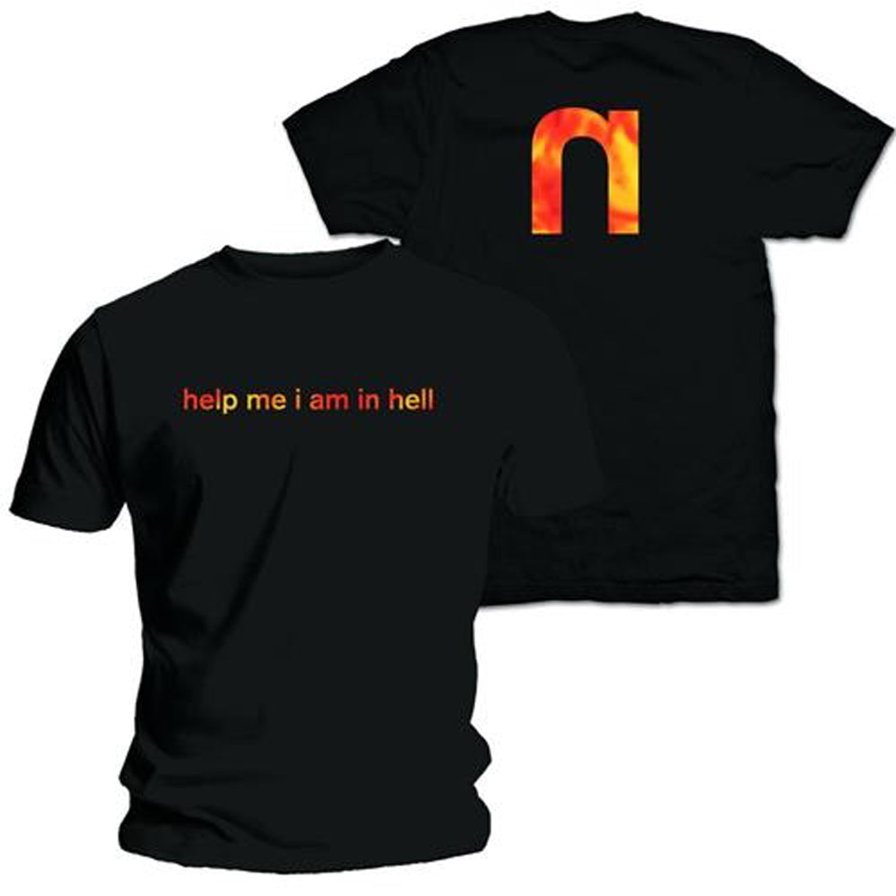 Nine Inch Nails - Help Me with Backprint - Black T-shirt