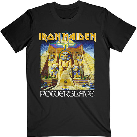 Iron Maiden - Powerslave World Slavery Tour with Backprint - Black T-shirt