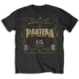 Pantera - 101 Proof  - Black T-shirt