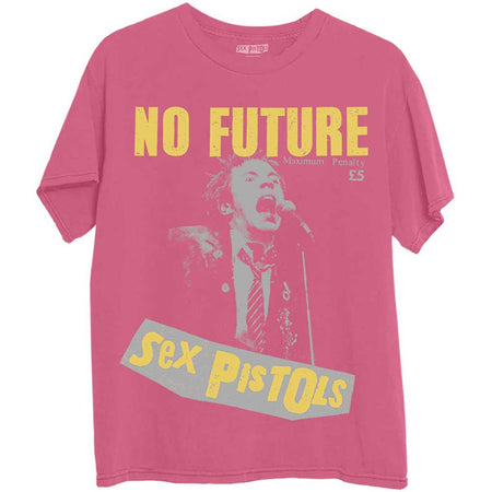Sex Pistols - No Future - Pink T-shirt