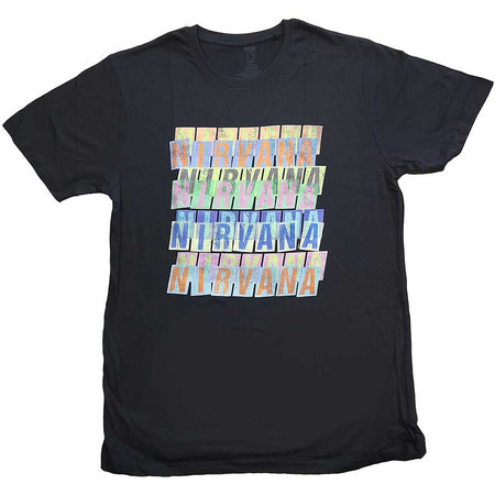 Nirvana - Kurt Cobain-Repeat - Black t-shirt