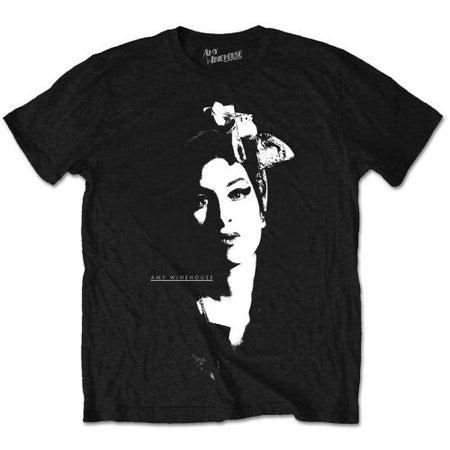 Amy Winehouse - Scarf Portrait - Black t-shirt