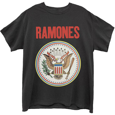 The Ramones - Full Color Seal - Black  T-shirt