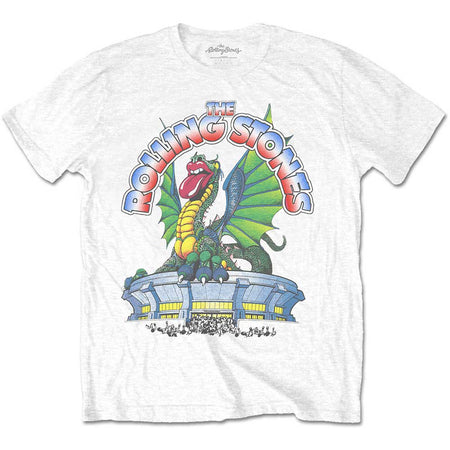 The Rolling Stones - 81 Tour Dragon with Backprint - White t-shirt
