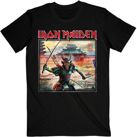 Iron Maiden - SenJutsu Album Palace Keyline Square - Black T-shirt