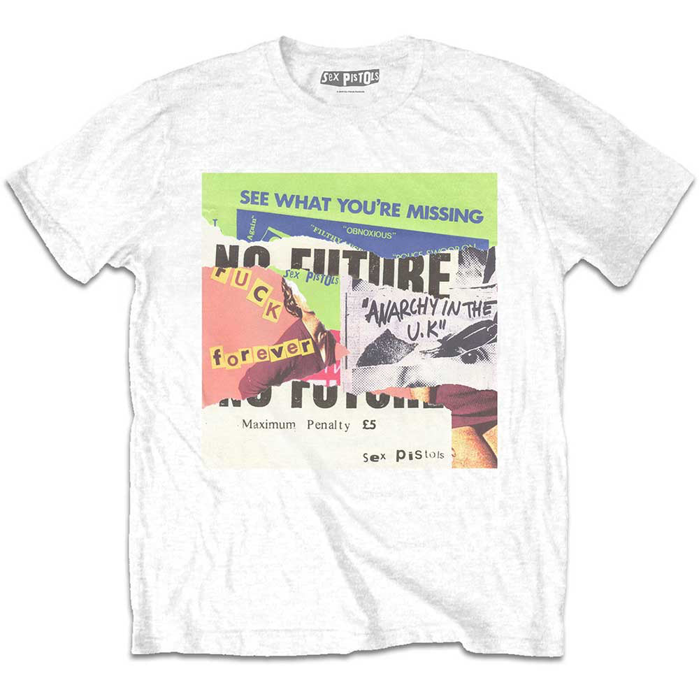 Sex Pistols - Collage - White T-shirt