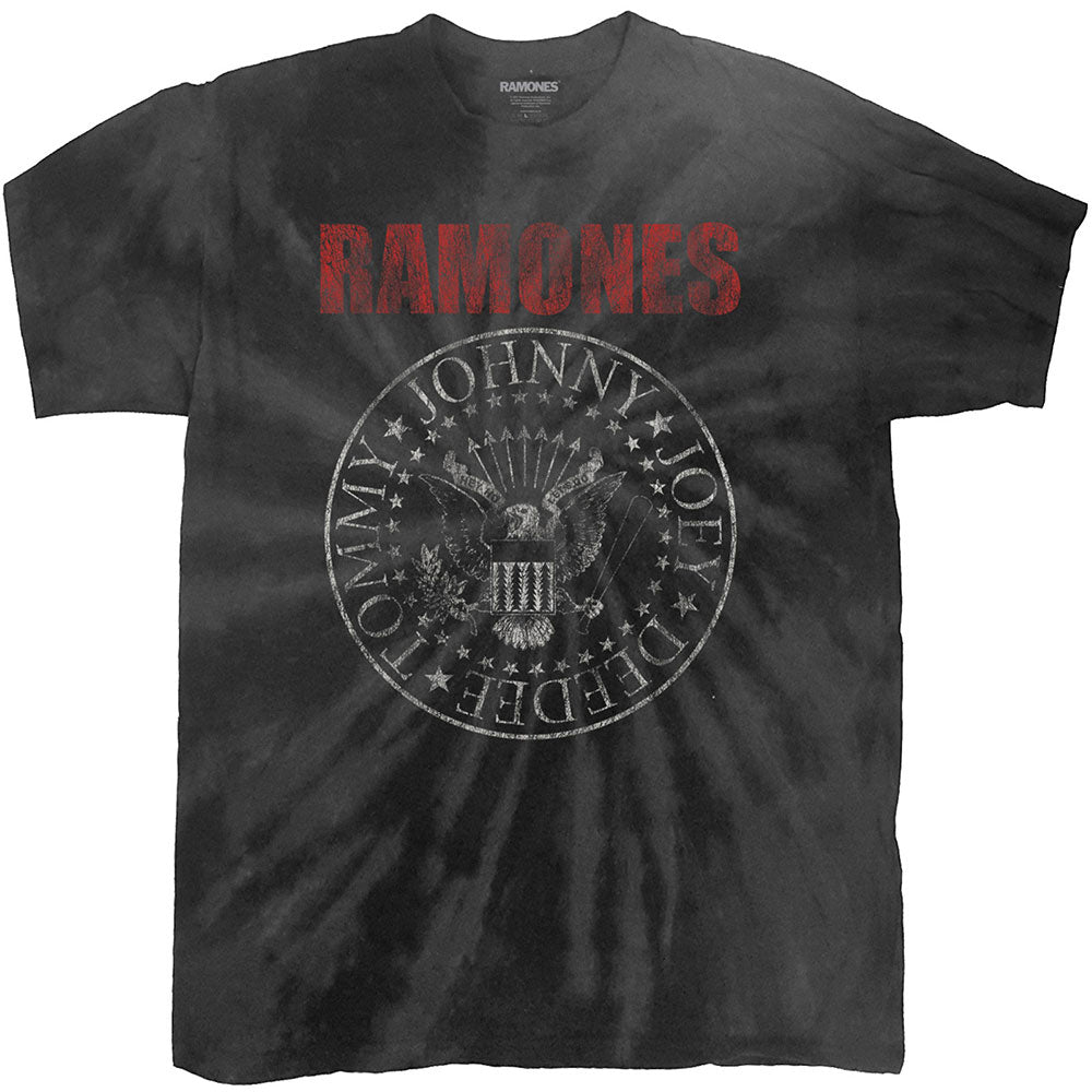 Ramones - Presidential Seal Dip Dye - Black  t-shirt