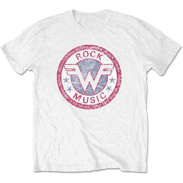 Weezer - Rock Music - White t-shirt