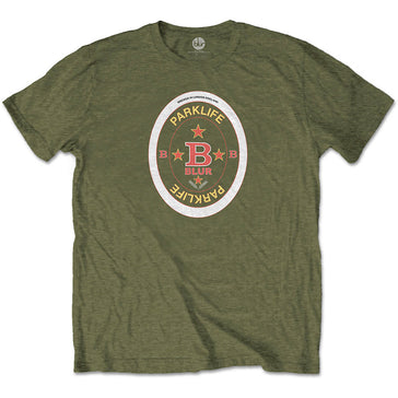 Blur - Parklife Beermat - Green t-shirt