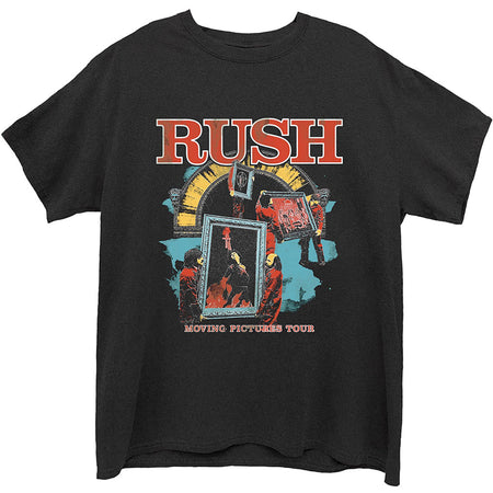 Rush - Moving Pictures - Black  T-shirt
