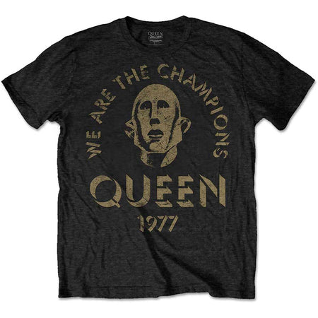 Queen - We Are The Champions - Black t-shirt