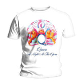 Queen - A Night At The Opera - White  t-shirt