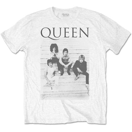 Queen - Stairs - White  t-shirt