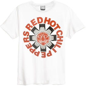 Red Hot Chili Peppers - Aztec - White  t-shirt