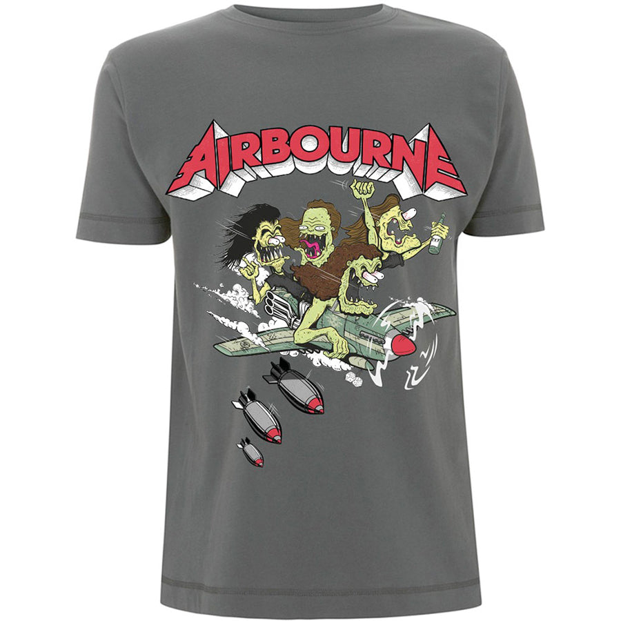 Airbourne - Nitro - Green t-shirt