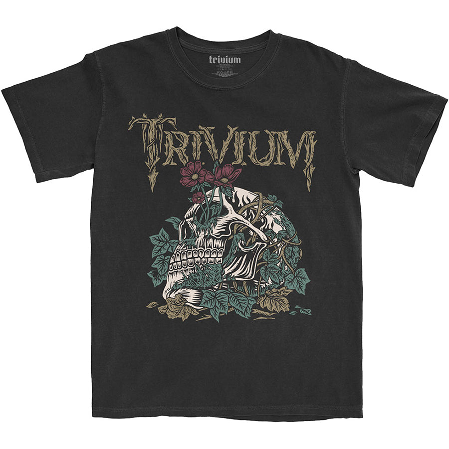 Trivium - Skelly Flower- Black T-shirt