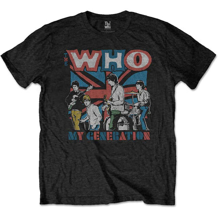 The Who - My Generation Sketch - Black t-shirt