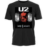 U2 - Sons Of Innocence Red Shade - Black T-shirt