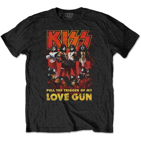 Kiss - Love Gun Glow - Black t-shirt