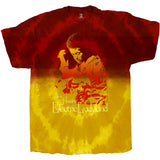 Jimi Hendrix - Electric Ladyland Dip Dye - Red t-shirt