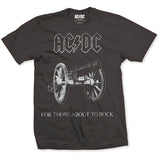 AC/DC - About To Rock  - Black T-shirt