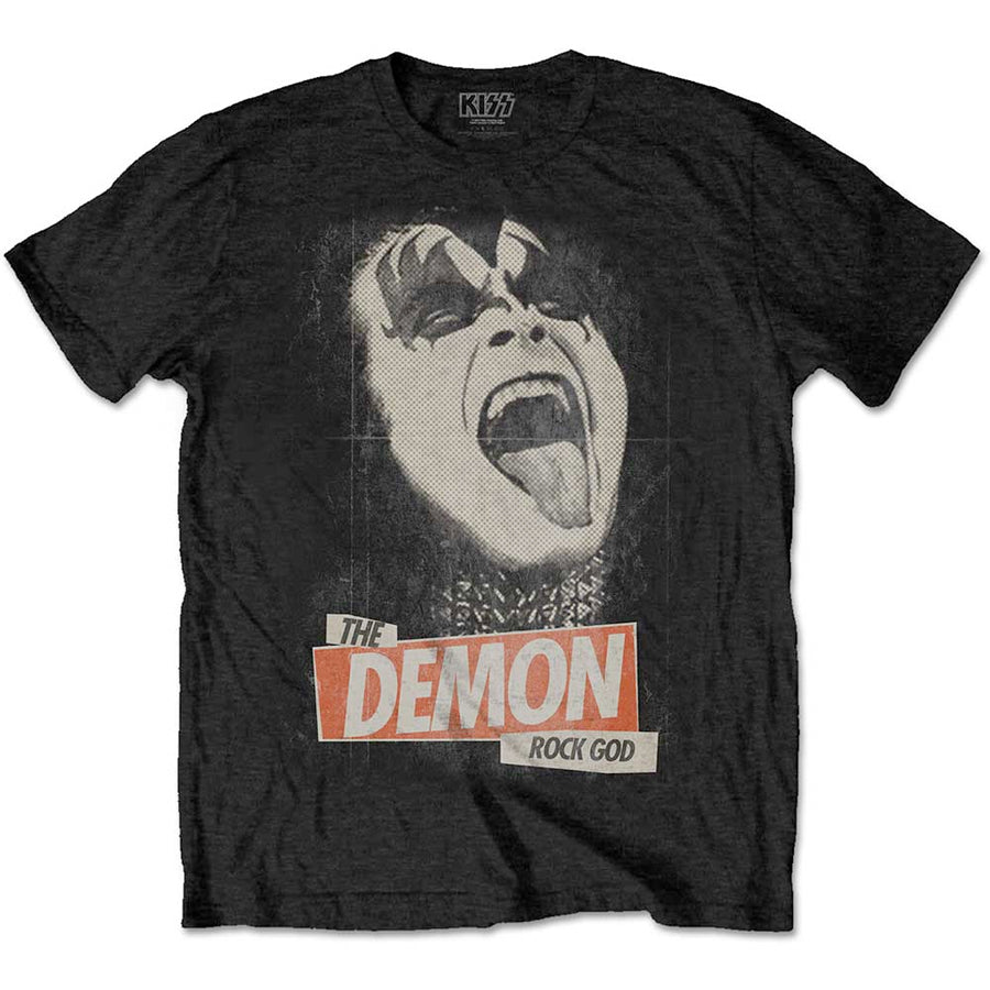 Kiss - The Demon Rock God - Black t-shirt