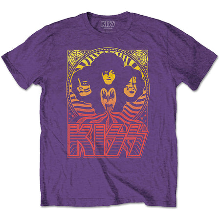 Kiss - Gradient Group - Purple t-shirt