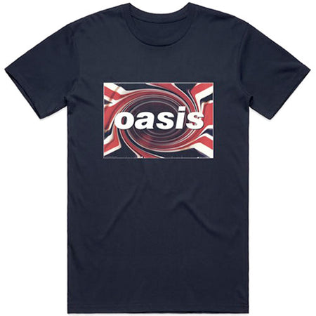 Oasis - Union Jack - Navy Blue t-shirt