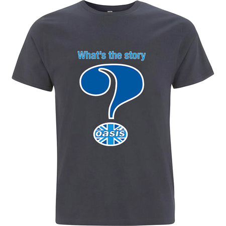 Oasis - Question Mark - Navy Blue t-shirt