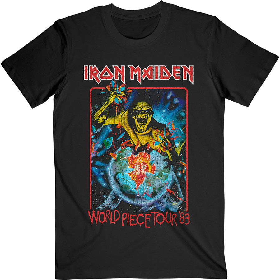 Iron Maiden - World Piece Tour 84 V1 - Black T-shirt