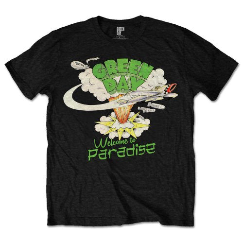 Green Day. - Welcome To Paradise - Black T-shirt