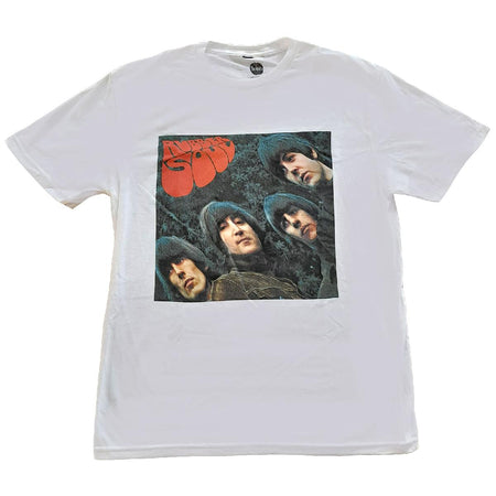 The Beatles - Rubber Soul Album Cover  - White T-shirt