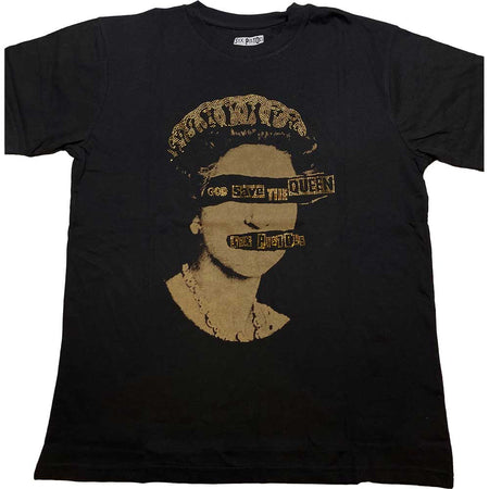 Sex Pistols - God Save The Queen-Diamante - Black T-shirt