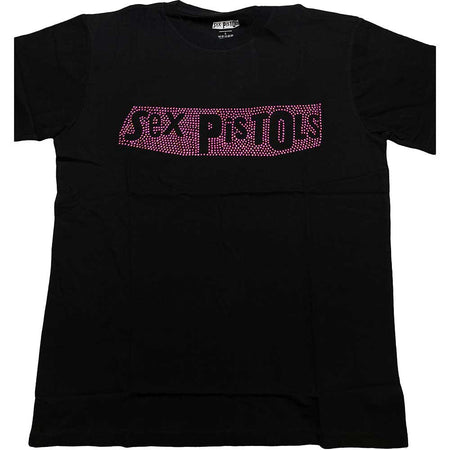 Sex Pistols - Logo-Diamante - Black T-shirt