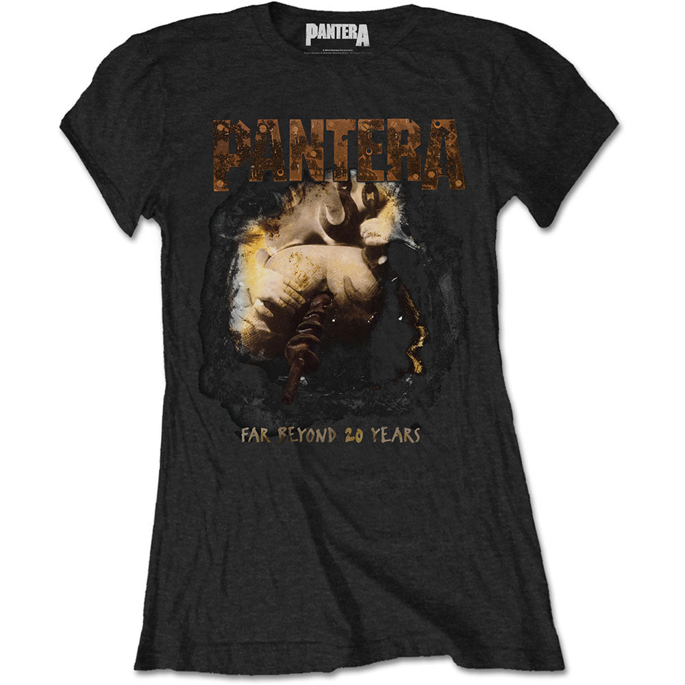 Pantera - Original Cover - Ladies Junior Black T-shirt