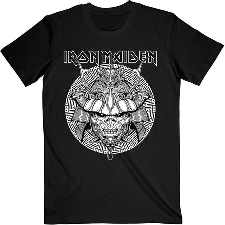 Iron Maiden - Samurai Graphic White - Black T-shirt
