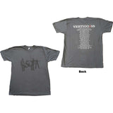 U2 - Black/Grey Vertigo 2005 Tour w/ backprint-Limited Edition Tour stock - Grey-shirt