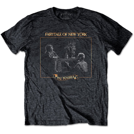 The Pogues - Fairytale Piano - Black t-shirt