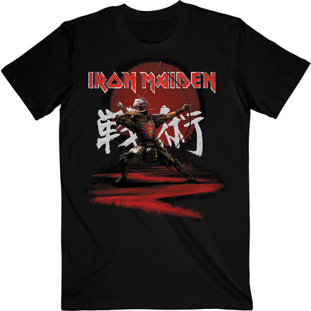 Iron Maiden - SenJutsu Eddie Archer Kanji- Black T-shirt