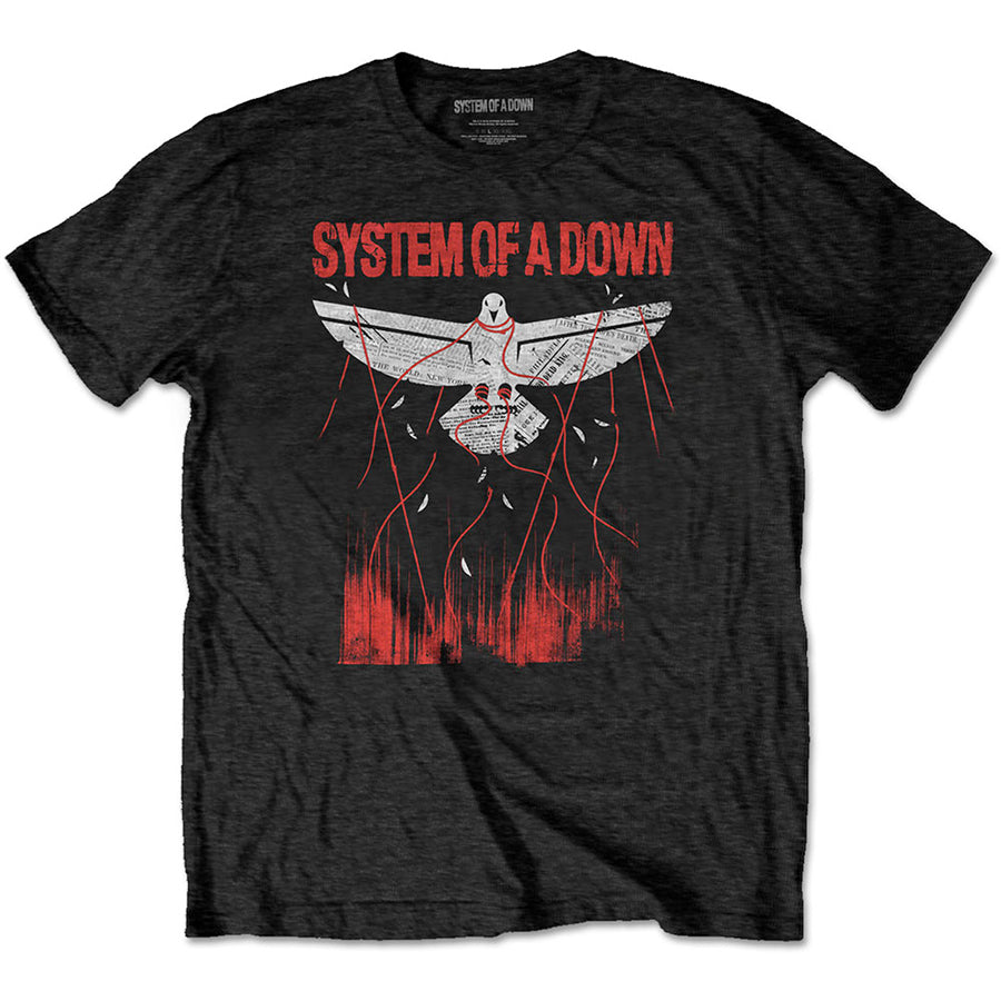 System Of A Down - Dove Overcome - Black T-shirt
